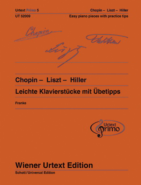 Chopin - Liszt - Hiller for Piano published by Wiener Urtext